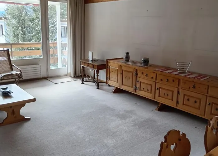Apartament Helle 2 Schlafzimmer In - Grosszuegig, Zentral Und Ruhig Gelegen Davos
